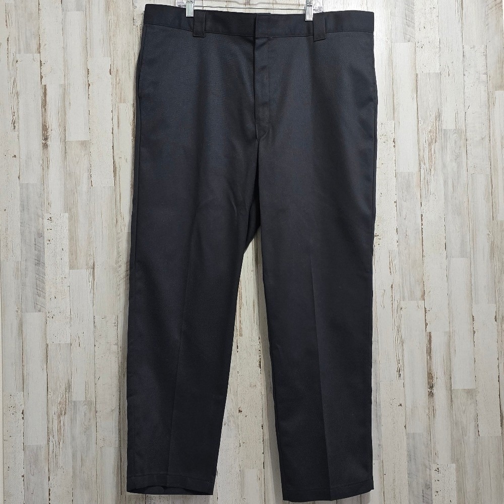 Dickies Black 874 Flex Original Fit Wrinkle Resistant Work Pants Big Tall 44x32
